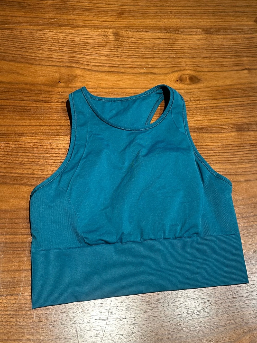 Lululemon size 8 teal sports bra/top great condition